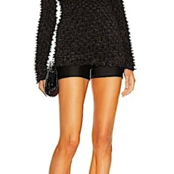 Alexander Wang Black Long Sleeve Shibori Turtleneck - Picture 2 of 7